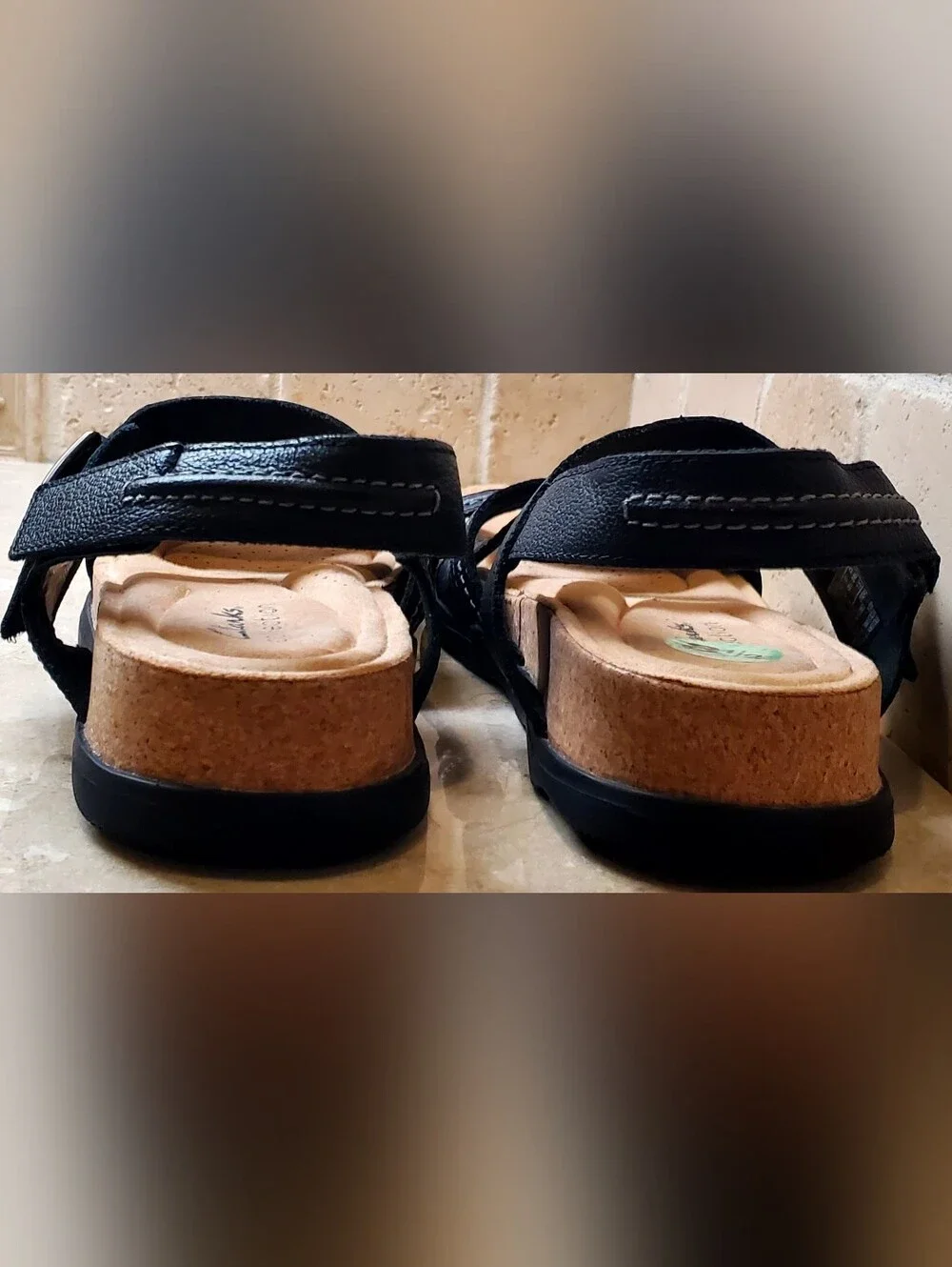 Clarks women black